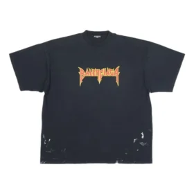 T-shirt de manga curta do Metallica, corte oversized «Black Orange» 694576TMV880105 T-shirt de manga curta do Metallica, corte oversized «Black Orange» 694576TMV880105