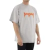 T-shirt de manga curta do Metallica, corte oversized «Branco Laranja» 694576TMV880901