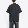 T-shirt de manga curta do Metallica, corte oversized, “Preto Laranja” 694576TMV881055