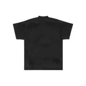 T-shirt de skater oversized «Black Faded» 739028TOVN21055