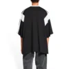 T-shirt desportiva B com corte largo «Preto e Branco» 699182TMVC41070