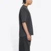 T-shirt desportiva de corte médio «Washed Black» 612966TLV991070