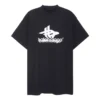 T-shirt desportivo em camadas, oversized «Black White» 739028TPVF21070