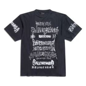 T-shirt DIY Metal «Black White» 641675TPVO31569
