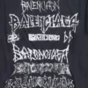 T-shirt DIY Metal «Black White» 641675TPVO31569