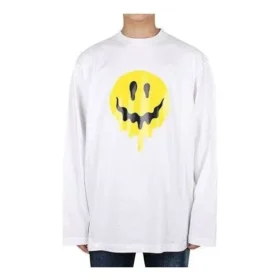 T-shirt Drip Peace, corte largo, «Branco» 651796TKVA18639