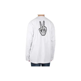 T-shirt Drip Peace, corte largo, «Branco» 651796TKVA18639