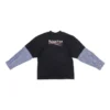 T-shirt em camadas da Political Campaign «Black» 698631TKVJ11070