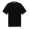 T-shirt em camadas Oversized «Preto Branco» 644693TIVG61070