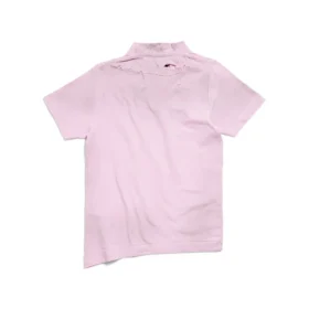 T-shirt encolhida com letras góticas «Light Pink» 788246TQVJ55708