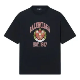 T-shirt Est.1917 Crest Logo «Preto» 670943TLV891076