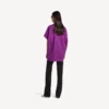 T-shirt estruturada para mulher em violeta