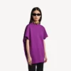 T-shirt estruturada para mulher em violeta