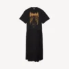 T-shirt feminina Balenciaga «Sacra Cœur» com cauda, em preto