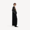 T-shirt feminina Balenciaga «Sacra Cœur» com cauda, em preto