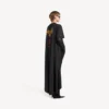 T-shirt feminina Balenciaga «Sacra Cœur» com cauda, em preto