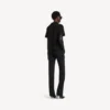T-shirt feminina Balenciaga Sacra Cœur de corte médio em preto