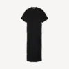 T-shirt feminina com estampa de comboio em preto