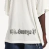 T-shirt feminina «Salon de Couture» com corte ajustado, na cor creme