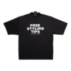 T-shirt «Free Styling Tips» «Black White» 744439TOVG29034