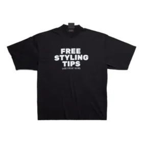 T-shirt «Free Styling Tips» «Black White» 744439TOVG29034