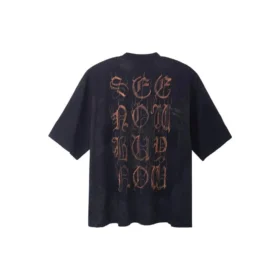 T-shirt Heavy Metal, corte largo «Black Faded» 744439TOVE11055