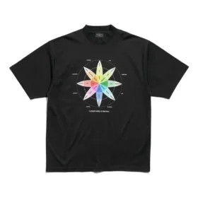 T-shirt «How Do You Feel» de corte médio «Black» 764235TQVS31055