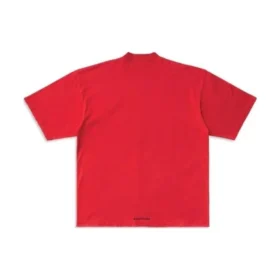 T-shirt Je t’aime, corte largo, «Vermelho» 744439TOVM75871