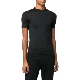 T-shirt justa e brilhante «Black» 720458TNVI21000