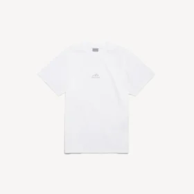 T-shirt masculina «Bodies» de corte médio, na cor branca