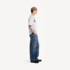 T-shirt masculina de corte médio com design «Bumper Stickers» em branco