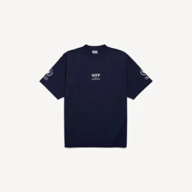 T-shirt masculina WFP de corte médio em azul-marinho