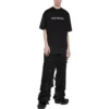 T-shirt Mirror Balenciaga, corte médio «Preto» 612966TNVR21070