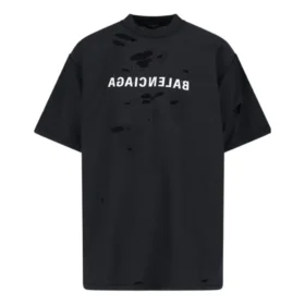 T-shirt Mirror Balenciaga Inside Out «Preto Branco» 720198TQVP31569