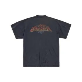T-shirt “Offshore” Oversized “Black Faded” 739028TPVM81568