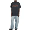 T-shirt “Offshore” Oversized “Black Faded” 739028TPVM81568