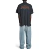 T-shirt “Offshore” Oversized “Black Faded” 739028TPVM81568