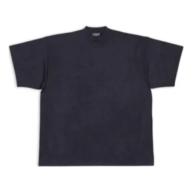 T-shirt Oversized com aba «Preto» 694576TMVJ21151