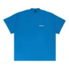T-shirt Oversized com Letra Riscada «Blue» 712398TMVJ64024