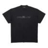 T-shirt Oversized com logótipo AI invertido «Black» 787358TQVJ41750