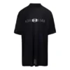 T-shirt oversized com logótipo AI virado do avesso «Black Faded» 787358TQVJ41569