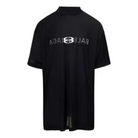 T-shirt oversized com logótipo AI virado do avesso «Black Faded» 787358TQVJ41569