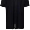 T-shirt oversized com logótipo AI virado do avesso «Black Faded» 787358TQVJ41569