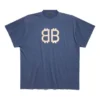 T-shirt Oversized Crypto «Azul» 739028TOVU64108