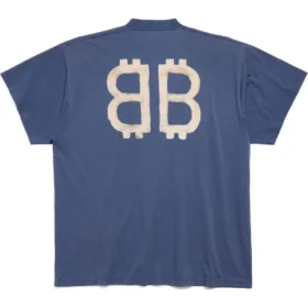 T-shirt Oversized Crypto «Azul» 739028TOVU64108