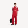T-shirt oversized de futebol para homem em vermelho