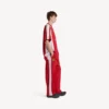 T-shirt oversized de futebol para homem em vermelho