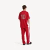 T-shirt oversized de futebol para homem em vermelho