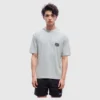 T-shirt Oversized do FBI «Cinza Mesclado Preto» 681314TLVG91380