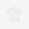 T-shirt oversized «Fragrance Le Dix» em cinzento claro mesclado